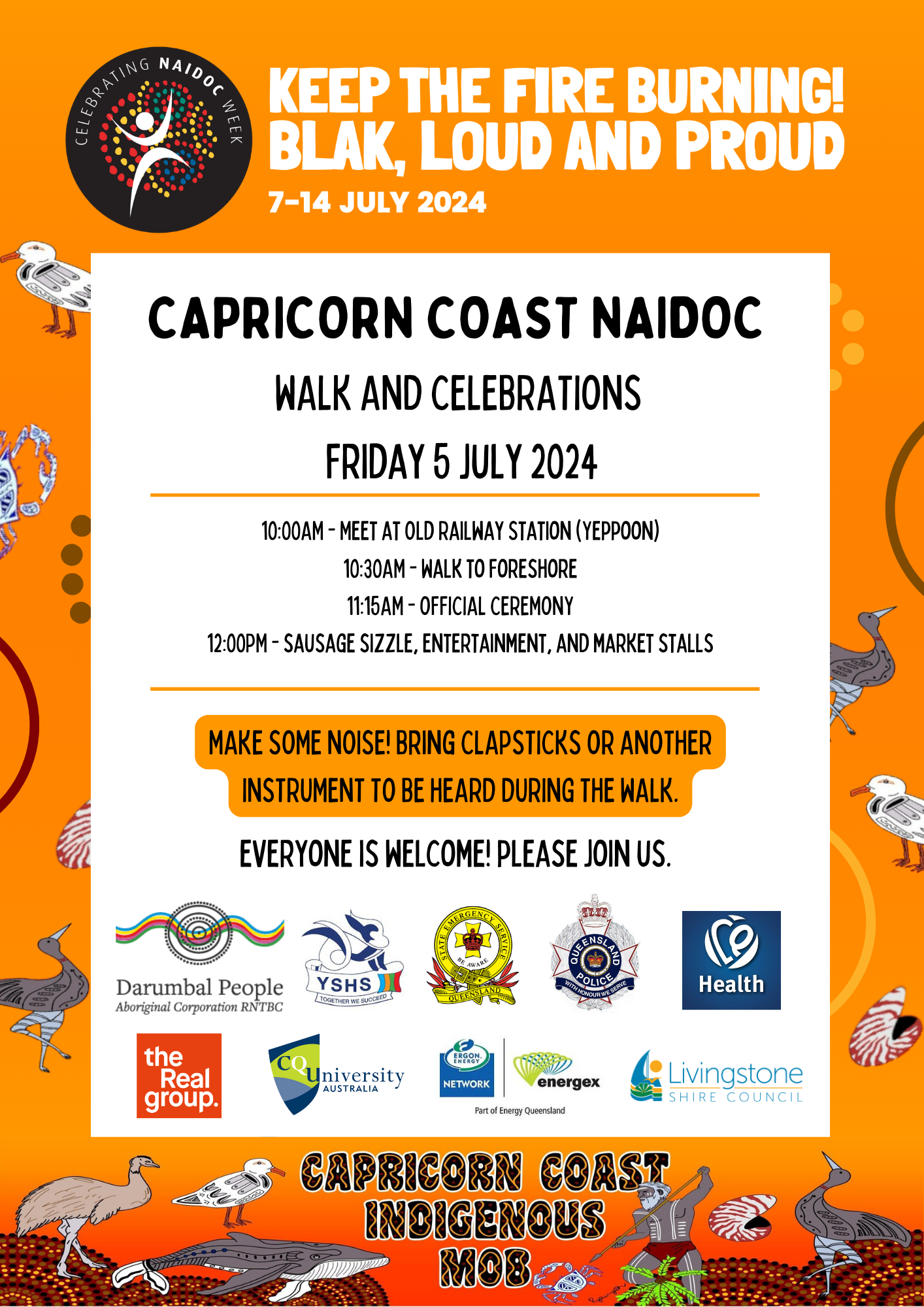 Capricorn coast naidoc walk and celebrations 2024