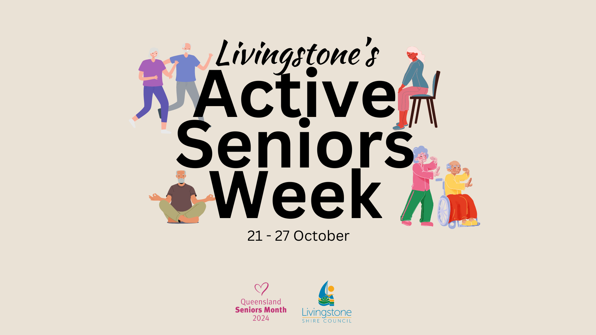 Livingstone Active Seniors Week Event Calendar Tile