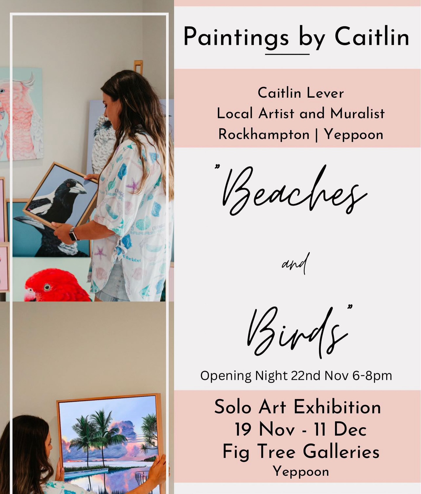 Paintings by Caitlin Exhibition