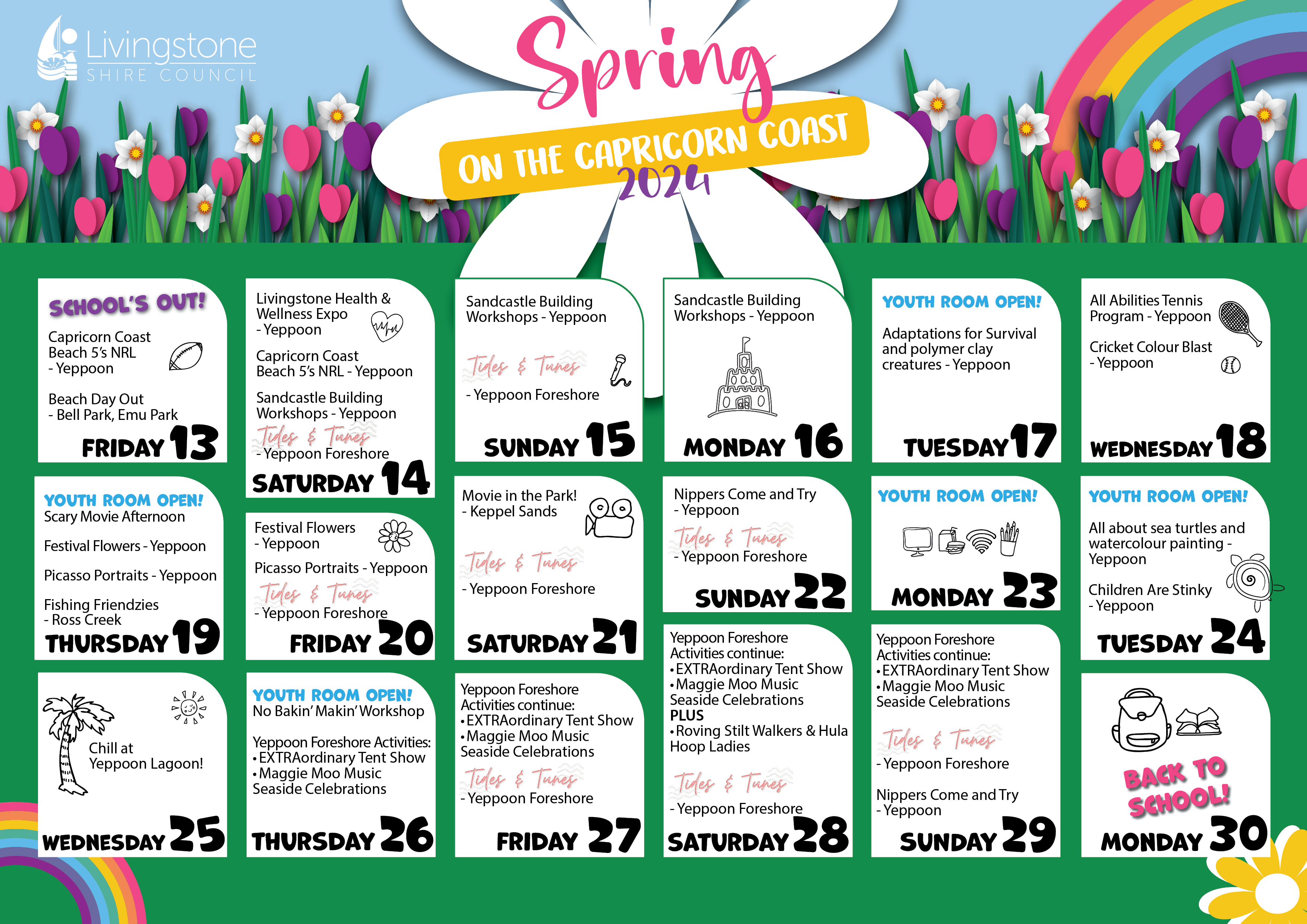 Spring on the cap coast program flyer 2024 Page 1