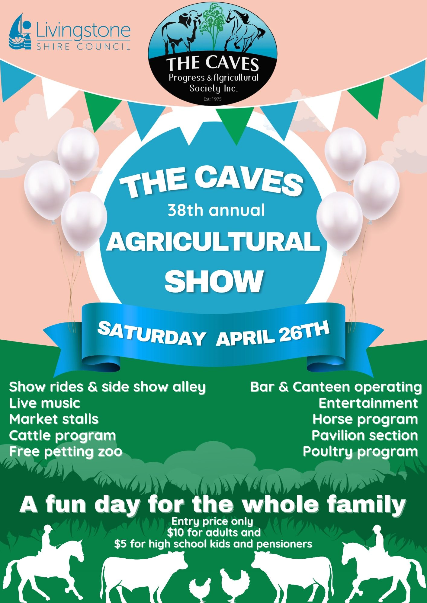 The caves agricultural show 2025 poster