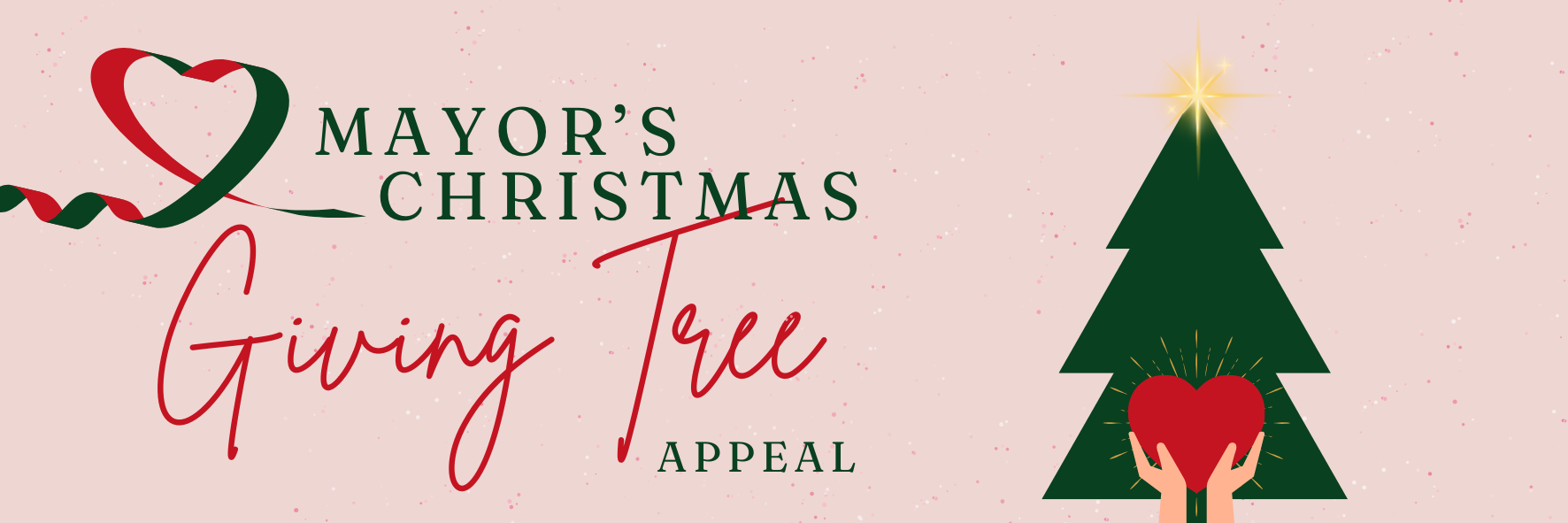 Mayor's Christmas Giving Tree Appeal Website homepage header